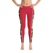 Brown Trout Leggings (deep red) - High on the fly Leggings