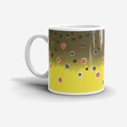 Brown Trout Mug (2 size choices) - High on the fly Accessory