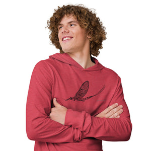 Mayfly Hooded long-sleeve tee