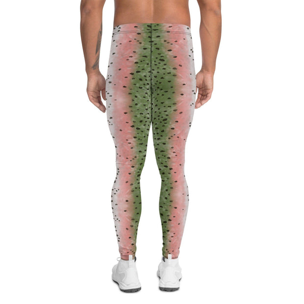 Rainbow Trout Men's Leggings - High on the fly