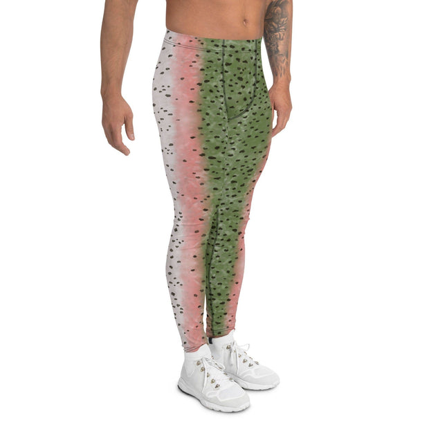 Rainbow Trout Men's Leggings - High on the fly