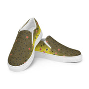Brown Trout Women’s slip - on canvas shoes - High on the fly