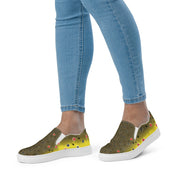 Brown Trout Women’s slip - on canvas shoes - High on the fly