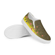 Brown Trout Women’s slip - on canvas shoes - High on the fly