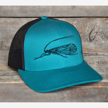 The Caddis Trucker Hat - High on the fly