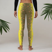 Brown Trout Womens Leggings - High on the fly