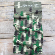 Adams Fly Camo Neck Gaiter in Green - High on the fly Accessory