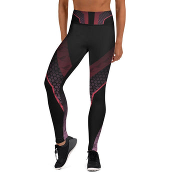 Graphic Mayfly Yoga Leggings - High on the fly