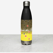 High On The Fly Brown Stainless Steel Water Bottle - High on the fly Accessory