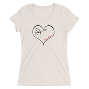 Ladies'"Fly Love" short sleeve t-shirt - High on the fly Tees