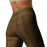 Mayfly Sweater Yoga Leggings in Brown - High on the fly