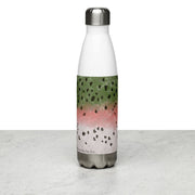 Rainbow Trout Skin Stainless Steel Water Bottle - High on the fly Accessory