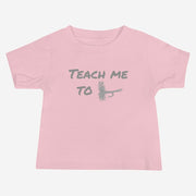 Teach Me To Fly - Baby Jersey Short Sleeve Tee - High on the fly kids
